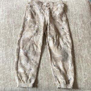 Abercrombie Kids Beige Patterned Joggers